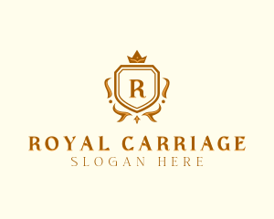 Luxury Crown Shield logo design