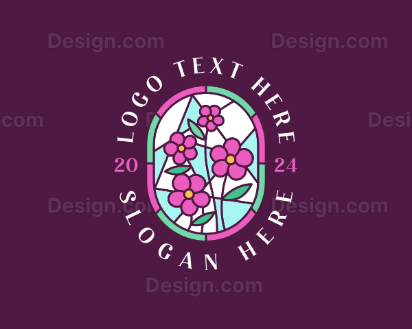 Flower Mosaic Floral Logo