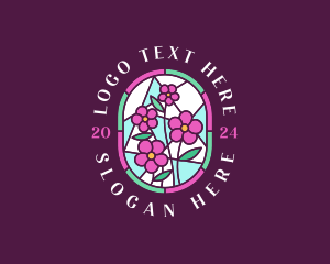 Flower Mosaic Floral logo