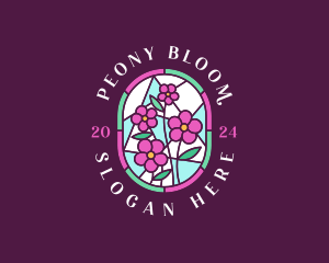 Flower Mosaic Floral logo design