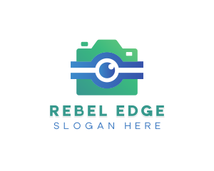 Modern Software Camera logo design