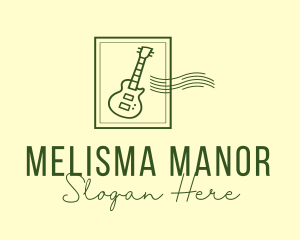 Guitar Music Musician logo design