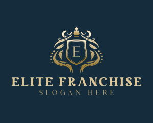 Luxury Crown Shield logo design