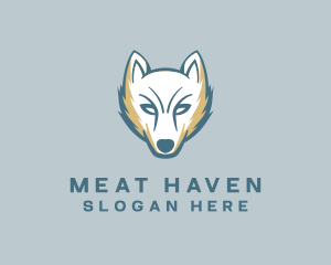 Animal Wolf Dog logo design