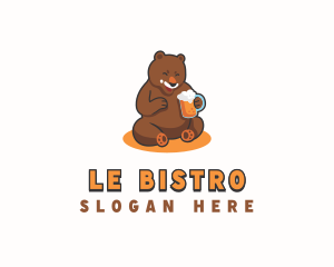 Bear Beer Bistro logo design