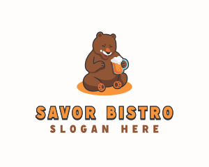 Bear Beer Bistro logo design