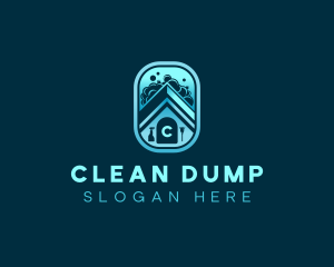 Home Cleaning Sanitation logo design