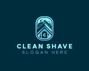 Home Cleaning Sanitation logo design