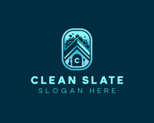 Home Cleaning Sanitation logo design