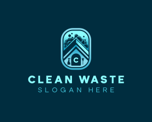 Home Cleaning Sanitation logo design