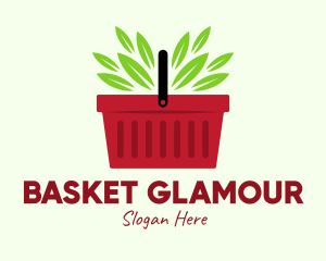 Green Veggies Basket logo design