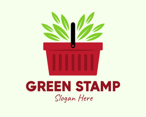 Green Veggies Basket logo design