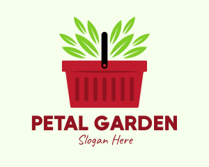 Green Veggies Basket logo design