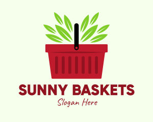 Green Veggies Basket logo design