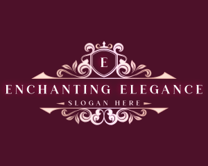 Elegant Crown Boutique logo design