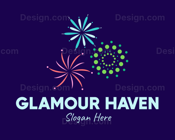 New Year Fireworks Logo