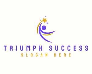 Human Star Leadership logo design