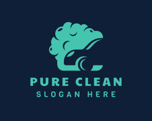 Cleaning Car Bubbles logo design