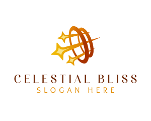 Celestial Shooting Star logo design