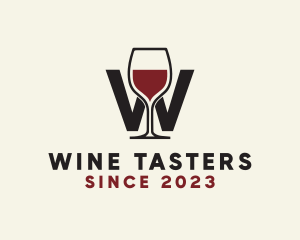 Wine Letter W logo