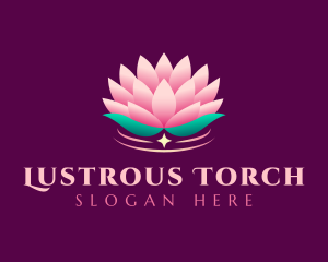 Wellness Lotus Flower Logo