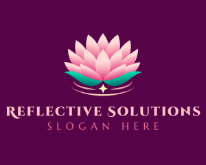 Wellness Lotus Flower logo