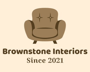 Brown Sofa Furniture logo design