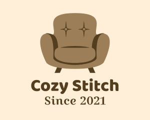 Brown Sofa Furniture logo design