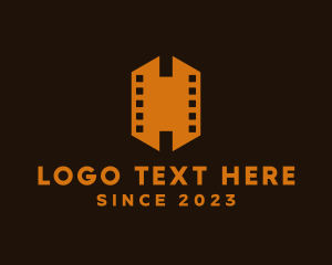 Cinema - Cinema Reel Letter H logo design