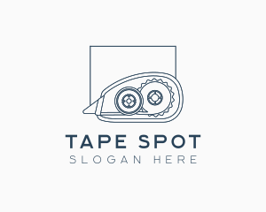 Stationery Correction Tape logo design