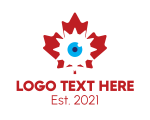 Maple - Canadian Tech Surveillance logo design