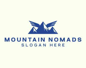 Wing Mountain Camping logo design