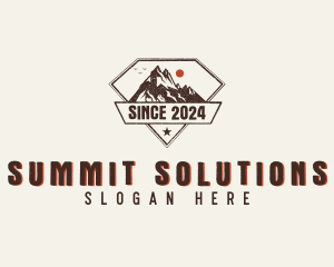 Nature Mountain Summit logo design