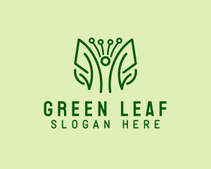 Minimalist Leaf Herbs  logo