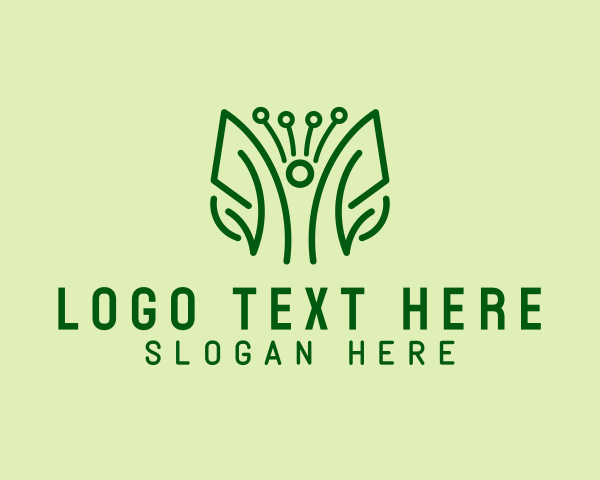 Minimalist Leaf Herbs  logo