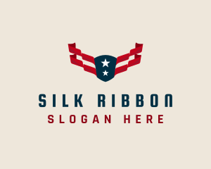 Veteran American Ribbon logo design