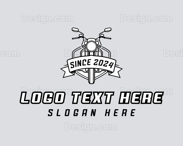 Motorcycle Scooter Riding Logo