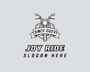 Motorcycle Scooter Riding logo design