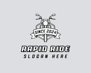 Motorcycle Scooter Riding logo design