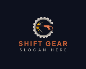 Welding Gun Gear logo design