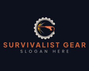 Welding Gun Gear logo design