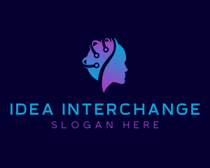 Artificial Intelligence Technology logo design