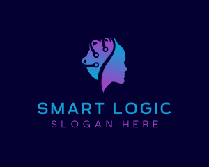 Artificial Intelligence Technology logo design