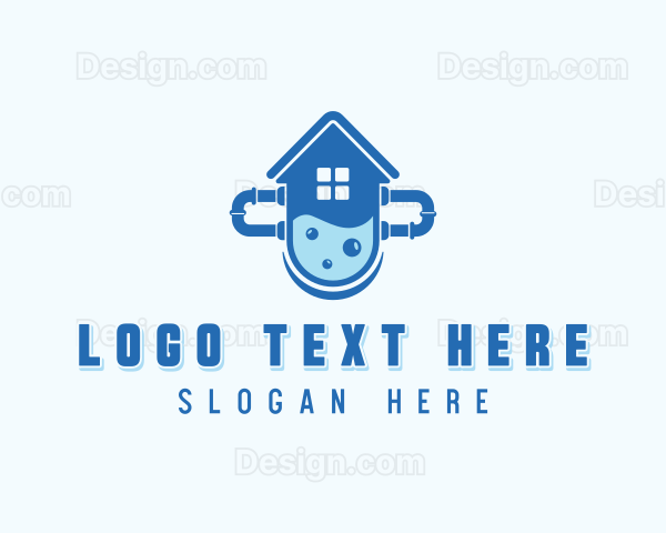 Plumbing Pipe Handyman Logo