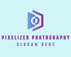 Camera Lens Photography logo design