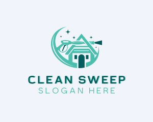 Home Cleaning Pressure Wash logo design