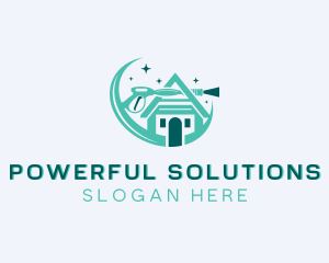 Home Cleaning Pressure Wash logo design