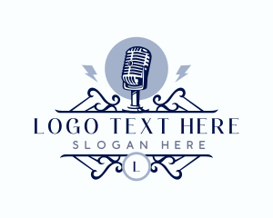 Podcast Radio Microphone logo