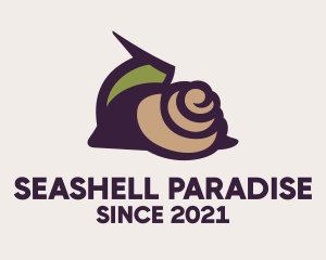 Garden Snail Pest  logo design