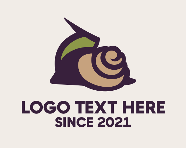 Land Snail logo example 1